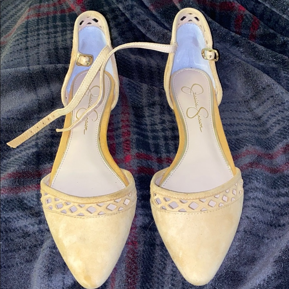 Jessica Simpson yellow sandals